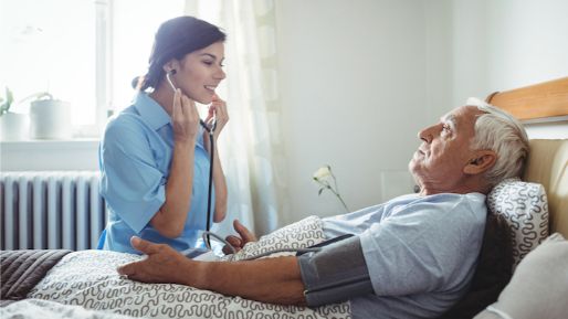 nurse-resident-in-bed